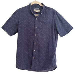 Old Navy Nautica Men’s Short Sleeve Anchor Print Shirt Size Medium